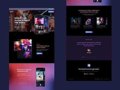 Landing page UI design app website figma landing design landing page design sketchapp ui design ui kit ui ux design webdesign website concept website design 应用 应用界面 设计