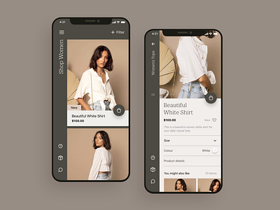 Product UI design app designers australia app ui app ui design app ui kit fashion fashion app mobile app design mobile app ui product card product ui shopping app ui ux design ui design ui designer 图标 应用 应用界面 设计