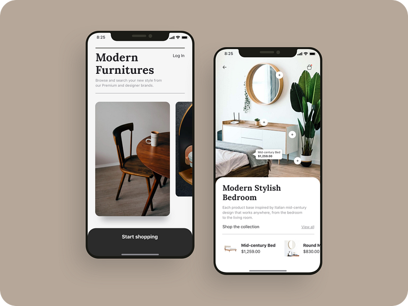 Ecommerce shopping app UI design by Interface Market on Dribbble