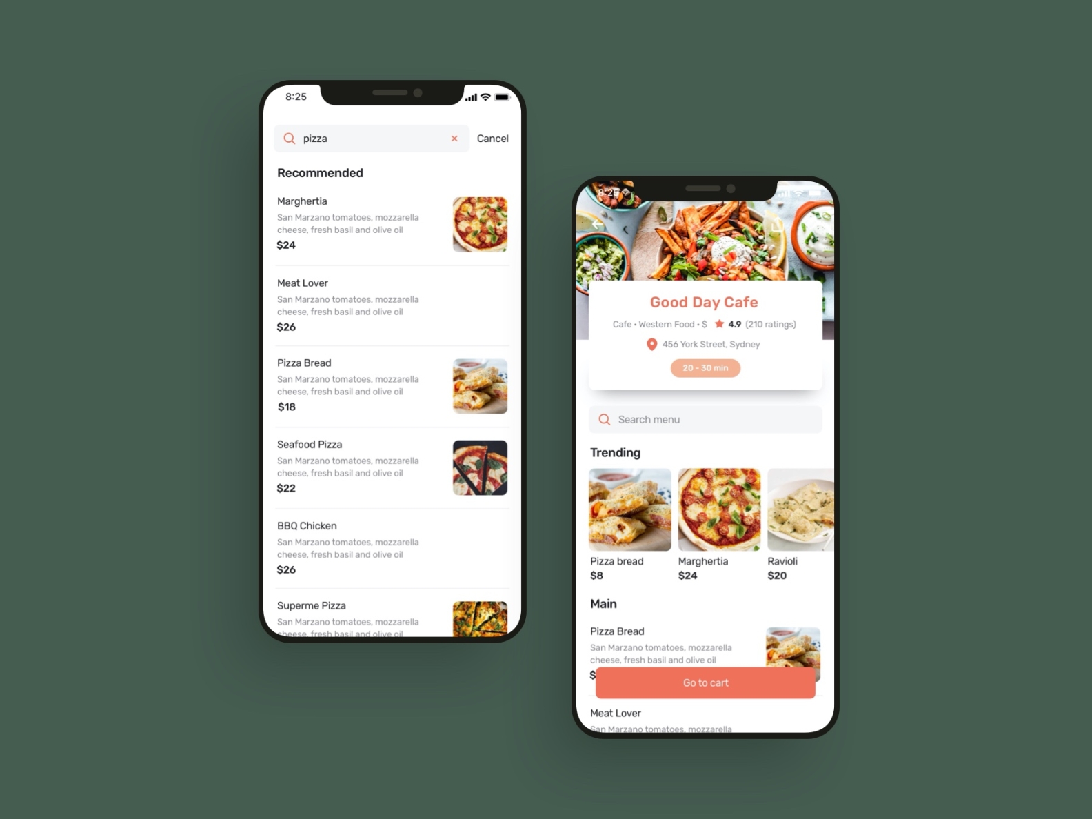 Food Order Mobile App UI Design by Interface Market on Dribbble