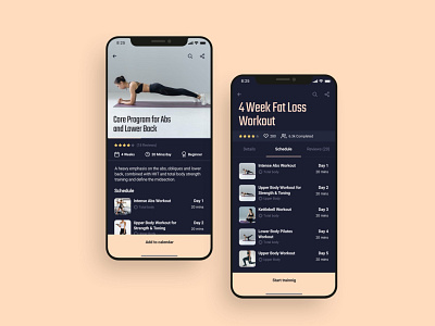 Fitness Course Mobile App UI Design adobe xd app design app designer app screens design system figma fitness fitness app mobile mobile app mobile app ui design sketchapp ui ui design ui ux design workout app 应用 应用界面