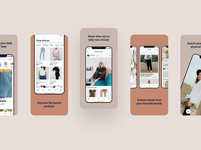 Fashion shopping mobile app store screenshot adobe xd app design app designer app screens fashion app figma ios mobile mobile app mobile app ui design screenshot sketchapp ui ui design ui kit ui ux design 应用 应用界面 设计