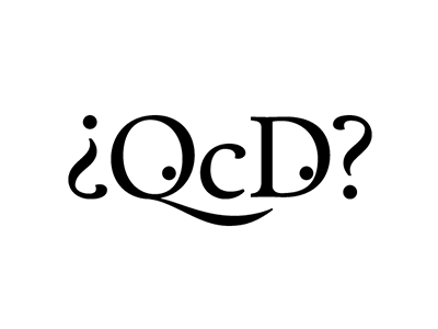 QCD logo typography