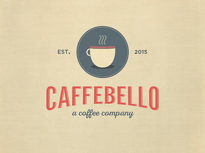 Caffebello - Logo Design bar caffè café coffee company design illustration logo logo design vintage