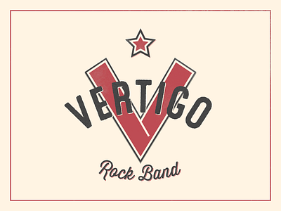 Vertigo - Rock Band band design logo logo design music rock