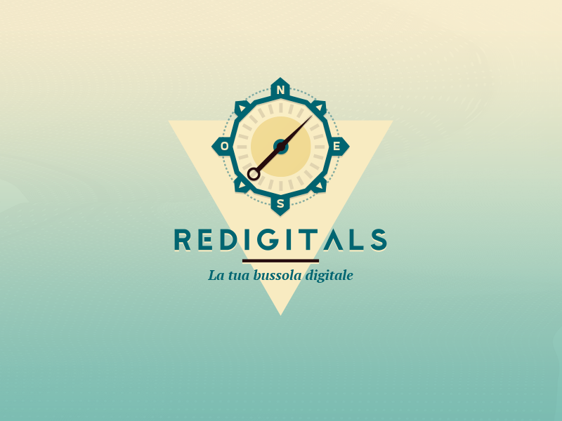 Redigitals - Logo design illustration geometric triangle compass digital agency agency digital redigitals modern logo design design logo