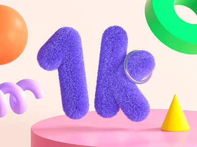 Anicons 1k users milestone! 🔥 1k 3d 3d icon 3d illustration abstract anicons c4d colorful design figmadesign gumroad icon set illustration milestone octane render sketch sketchapp users