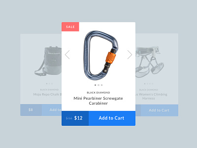 Single Store Item black diamond checkout clean daily100 dailyui dailyui100 ecommerce minimal rock climbing single item store item web store item