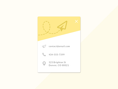 Contact Us 028 clean contact contact form contact us daily100 dailyui dailyui100 minimal modal popup