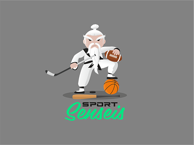 Sport senseis ai baseball basketball brand cinema4d coreldraw football hokey logo ninja sensei sport vector
