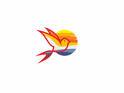 Freebird 2d art bird corel draw coreldraw logo travel travel agency