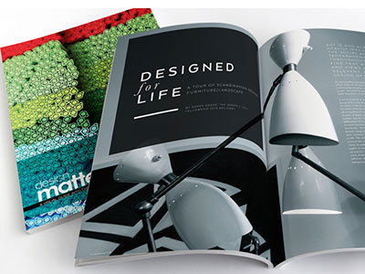 Design Matters Magazine Layout + Design annual architecture design graphic design landscape layout magazine magazine design magazine layout publication