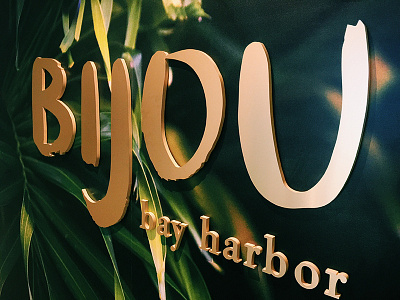 Sales Center Signage / Bijou Bay Harbor