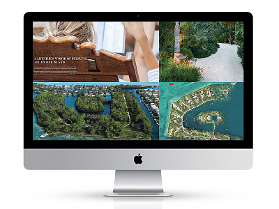 Website Design // Parmelee Key brand development branding branding agency miami green island ocean tropical