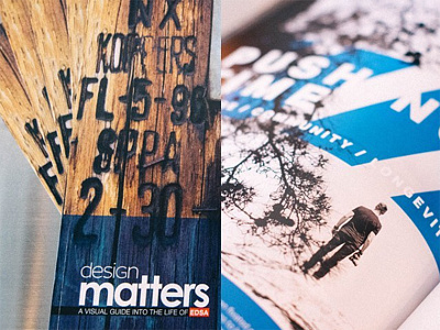 Design Matters Magazine // EDSA graphic design graphic design studio magazine magazine design magazine layout print print collateral print design