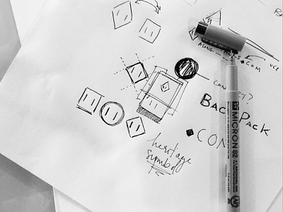 Logo Design Process // Backpacks.com