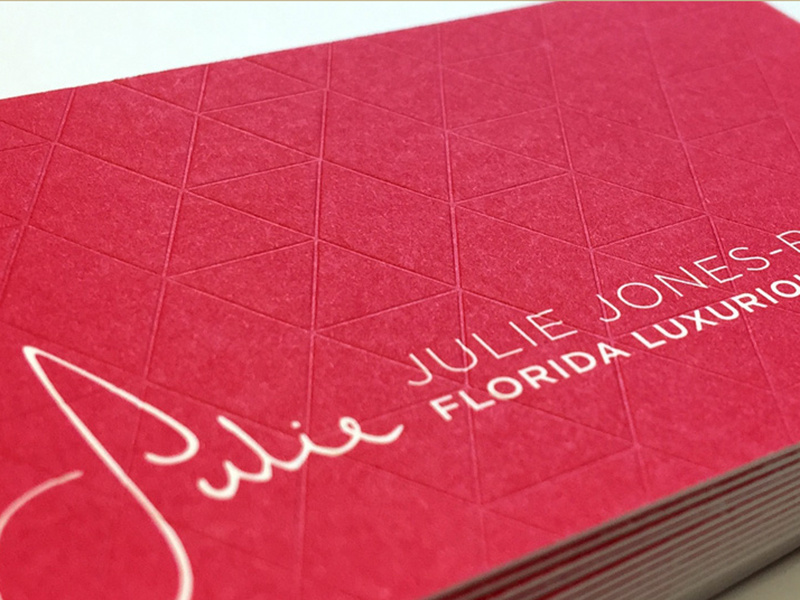 Business Card Design // Florida Luxurious Properties by helium creative