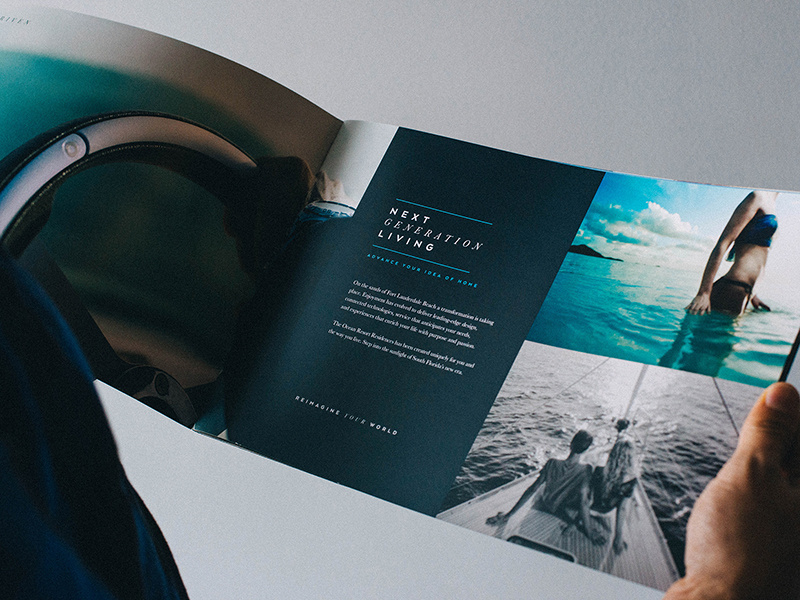 Print Brochure // The Ocean Resort Residences by helium creative on ...