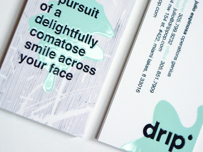 drip pop // Business Cards