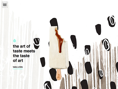 drip pop // Website brand branding design food graphic design graphic designer ice cream pattern web designer website