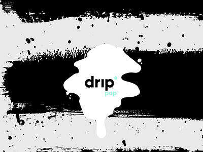 drip pop // Website brand branding ice cream pattern web design web designer website