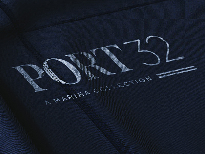 Port 32 // Logo brand brand development branding branding agency design fonts graphic design logo typography