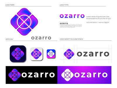 Ozarro Logo Branding Identity Design abstract analytics analytics app analytics chart app branding and identity branding design data data visualization gradient logo logo design logo design concept logo mark logotype marketing software tech logo technology vector