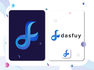 dasfuy Brand Identity Design abstract branding branding and identity business colorful company design fashion gradient gradient design lettermark logo logodesigner logotype presentation presentation template tech tech logo technology vector