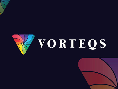 VORTEQS Brand Design branding branding and identity branding concept business logo color company logo digital gradient gradient design illustration logo logo app logo design logodesign logotype multimedia technology tv logo