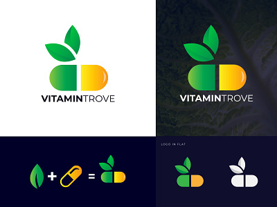 VitaminTrove Logo Design