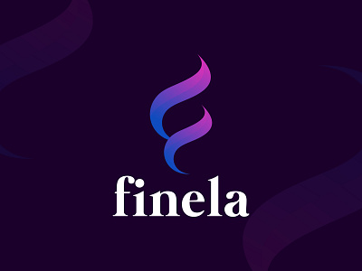 Finela Logo Design | F Logo Mark branding branding and identity company logo fashion fashion brand gradient design letter f letter logo lettermark letters logo logo maker logo mark logodesign logotype stylish vector