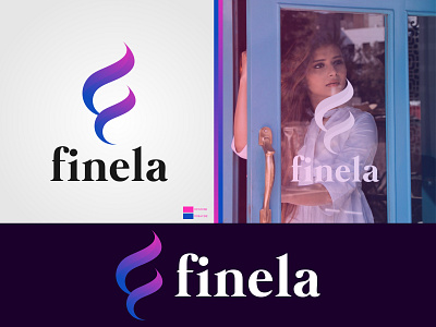 Finela Logo Branding Identity | F Logo Mark awesome logo branding and identity branding concept business logo colorful f logo fantastic fashion brand free gradient illustration logo logo a day logo design branding logo designs logodesigner logotype stylish vector