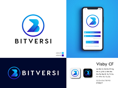 Bitversi Logo Brand Identity Design b logo behance bitcoin exchange bitcoin services bitcoin wallet brand branding branding and identity branding concept branding design business logo creative design agency gradient letter b logo logo design branding logo designer payment app vector