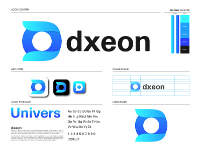 Dxeon Logo Design | D Logo Mark brand agency brand identity branding branding concept business company d letter d logo design gradient graphic logo logodesign logodesigner logomark logos logotype o logo startup universe