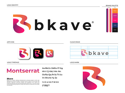 Bkave Logo Design | B Logo Mark abstract b logo brand identity branding business colorful company creative design graphic letter b logo logo logodesign logodesigner logomark logos modern software technology unique