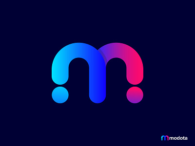 Modota Logo Design | M Logo Mark 3d logo abstract app icon branding branding concept business company logo creative illustration logo logo design logo mark logos logotype m letter logo m logo modern software technology vector