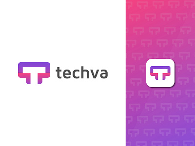 Techva Logo Design analytics app brand agency brand identity branding business company creative data analysis design graphic letter logo letter mark logomark modern reporting software t logo technology visual design