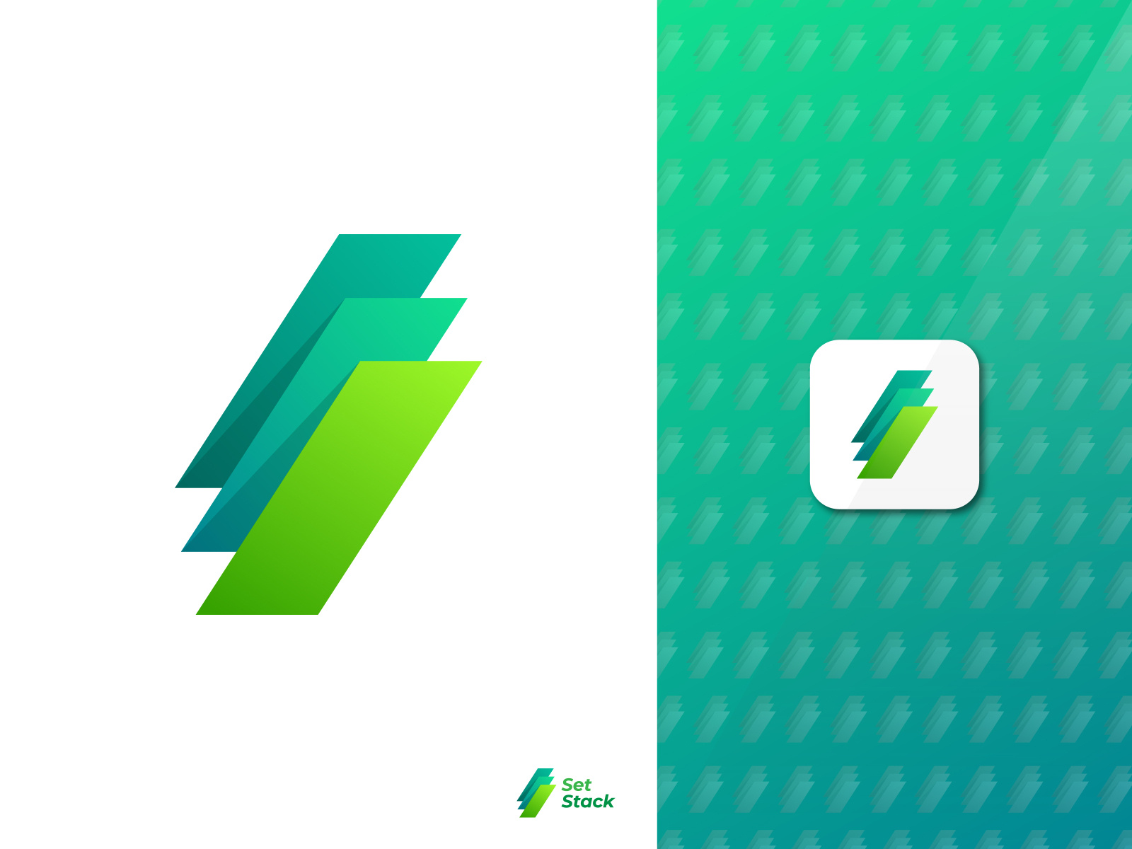Set Stack Logo Design by Ashfuq Hridoy Logo Designer on Dribbble