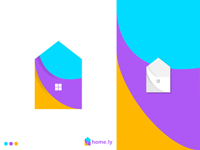 Home ly Logo Design brand agency brand identity branding branding consultant consultancy creative finance financial flat 2d geometric home house house logo investment logo logodesign logodesigner property management property properties real estate agency vector vector icon mark symbol