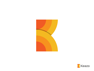 Keazo Logo Design abstract app branding branding and identity colorful creative k letter k logo lettermark logo logodesigner logomark logotype mark minimal monogram sun unique vector icon mark symbol