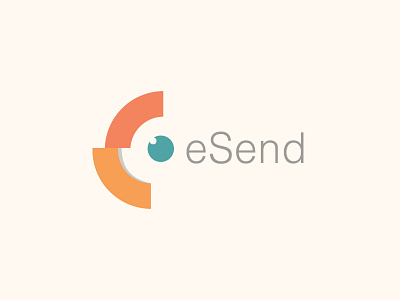 eSend Logo Design 3 colors bird branding design goldenratio grid logo logo logo vector logodesigner mark minimal monogram send simple symbol