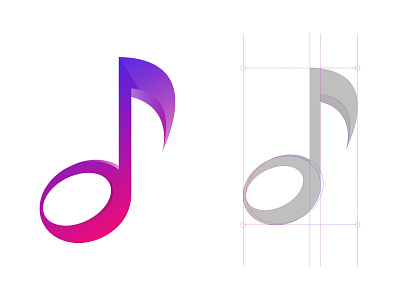 Audio / Music Logo Design ai artificial intelligence audio brand identity branding gradient icon listen logo logo designer logo mark modern logo music play sound sound system soundtrack symbol tune vector