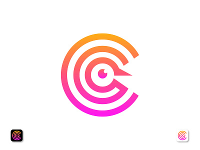 Letter C logo For A Language Learning Program