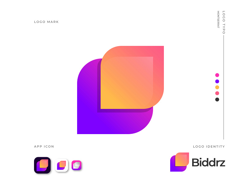 Biddrz- Logo Design by Ashfuq Hridoy | Logo Designer on Dribbble