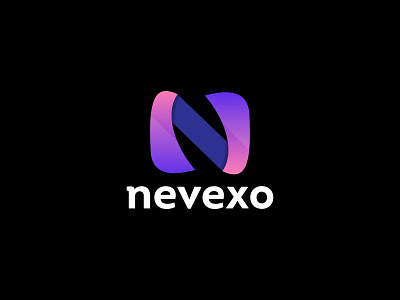 Nevexo - Logo Design abstract agency app logo brand identity branding creative gradient letter n lettermark logo logo design logo design branding logo designer logo identity logo mark logotype marketing modern logo n logo typeface