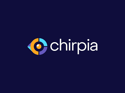 Chirpia Logo Design animal bird logo branding c logo chirp color creative designer fly geometic lettermark logo logo designer logomark logotype modern startup technology travel unused logo