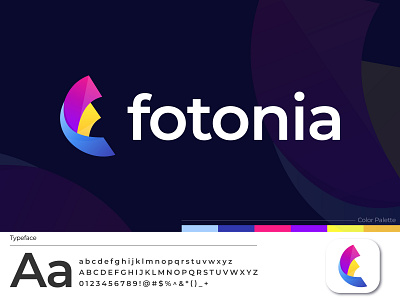 Fotonia App Logo Design app icon app logo best logo brand identity branding creative f logo gradient logo graphic design letter logo design logo logo agency logo design logo designer modern logo 2021 modernism photo unique logo