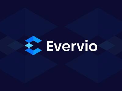 Evervio app logo best logo designer blue branding creative geometric graphic design icon icon design letter e logo logo designer logo mark logotype modern software symbol technology vector