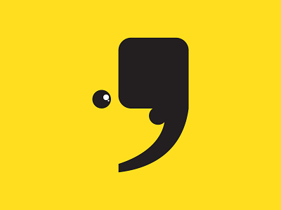 DogTalk animal branding chat clever communication creative cute discussion dog logo minimal monogram negative space simple speak talk yellow