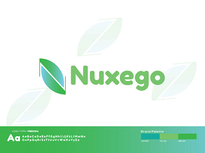 Nuxego Logo design branding branding and identity branding concept gradient gradient design gradient icon gradient mesh illustration logodesign vector